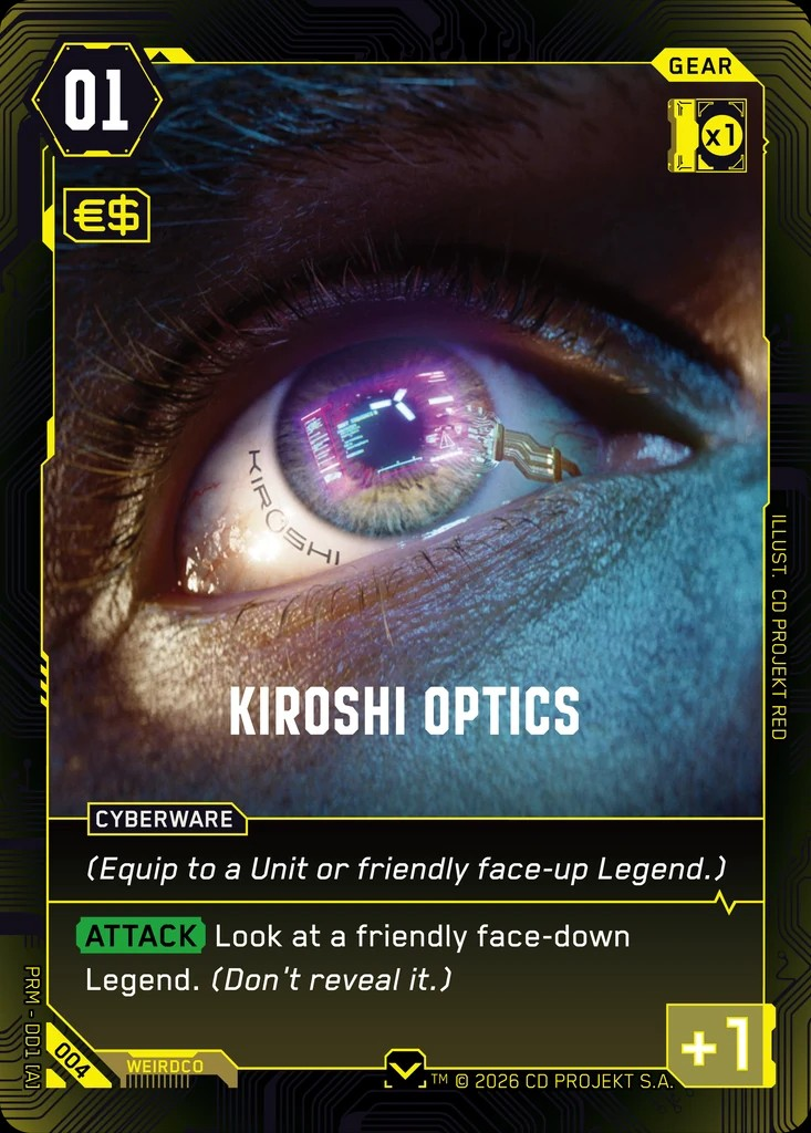 Display Cyberpunk TCG Welcome To Night City  EN