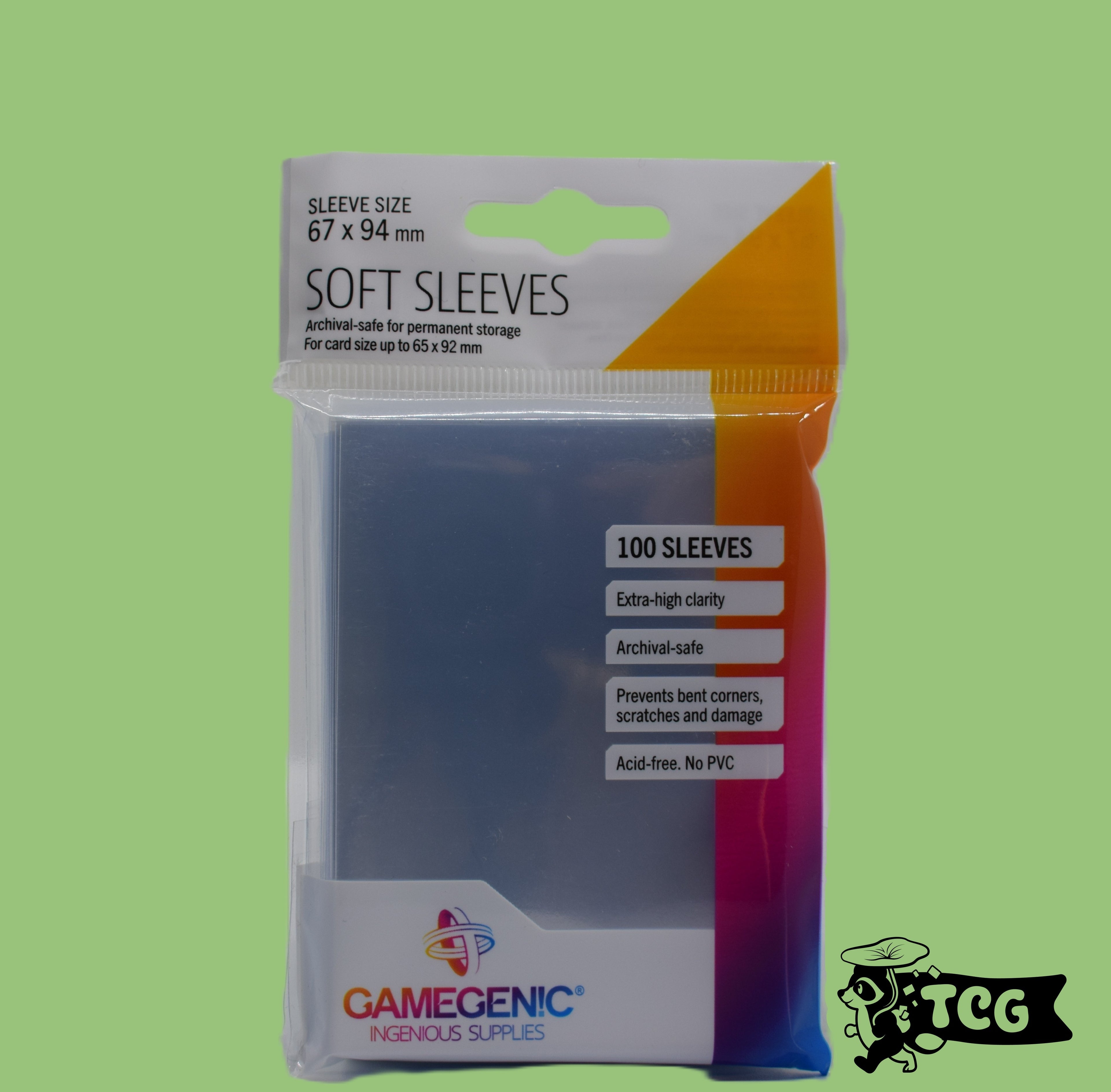 Gamegenic - 100  - Soft Sleeves - Size 67x94mm