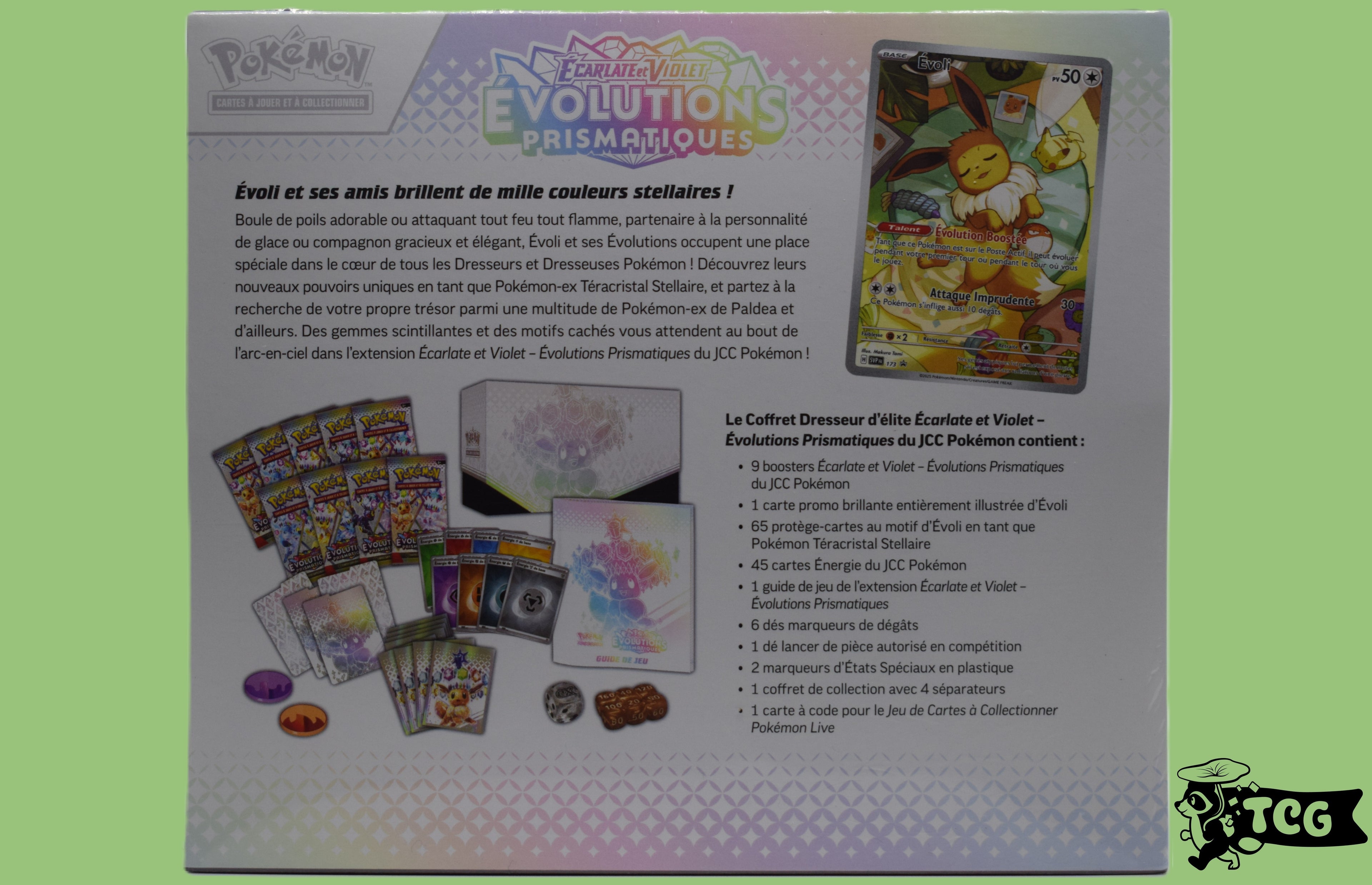 ETB Evolutions Prismatique EV8.5 FR (Coffret dresseur d'élite)