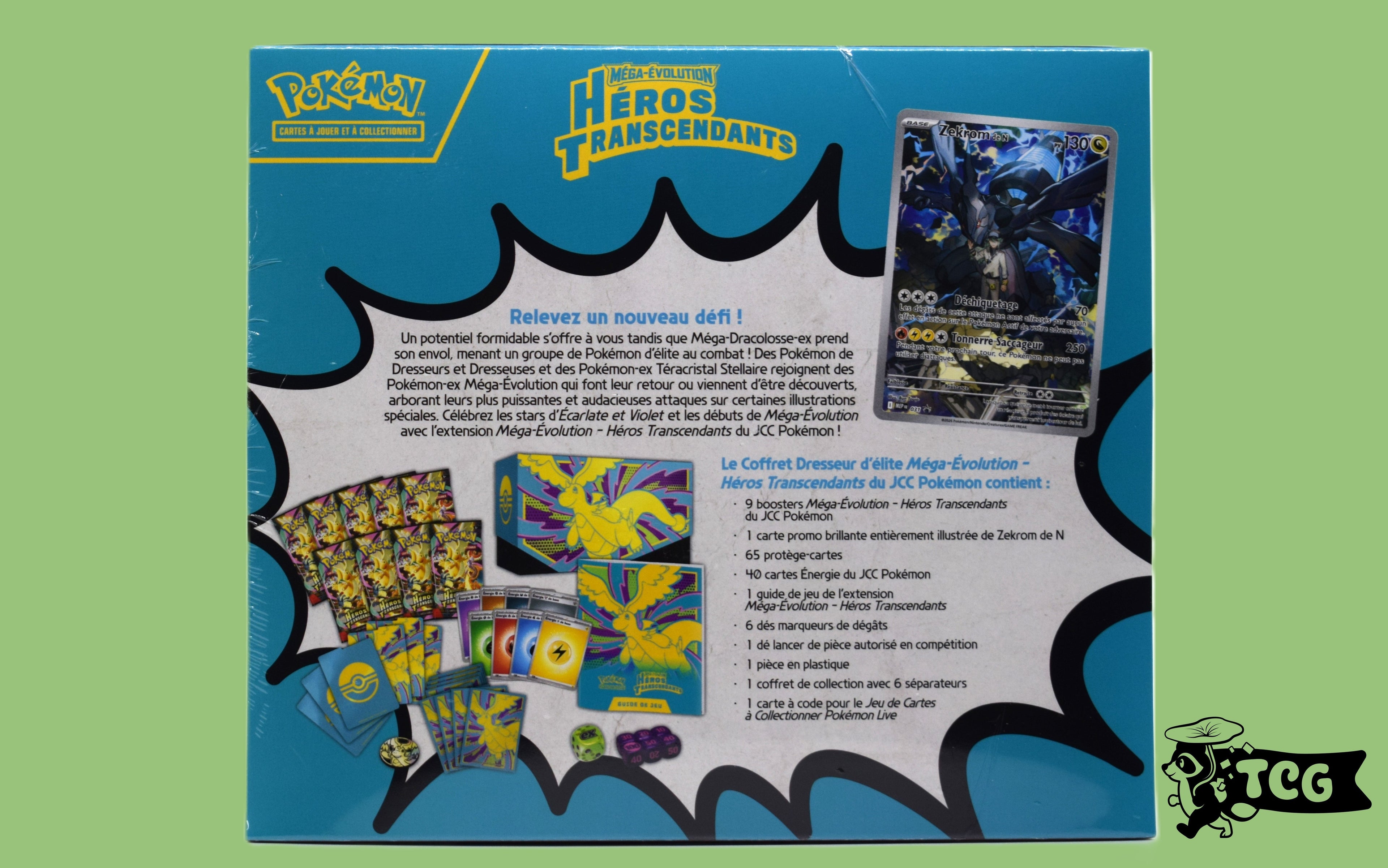 ETB Héros Transcendants ME2.5 FR (Coffret dresseur d'élite)