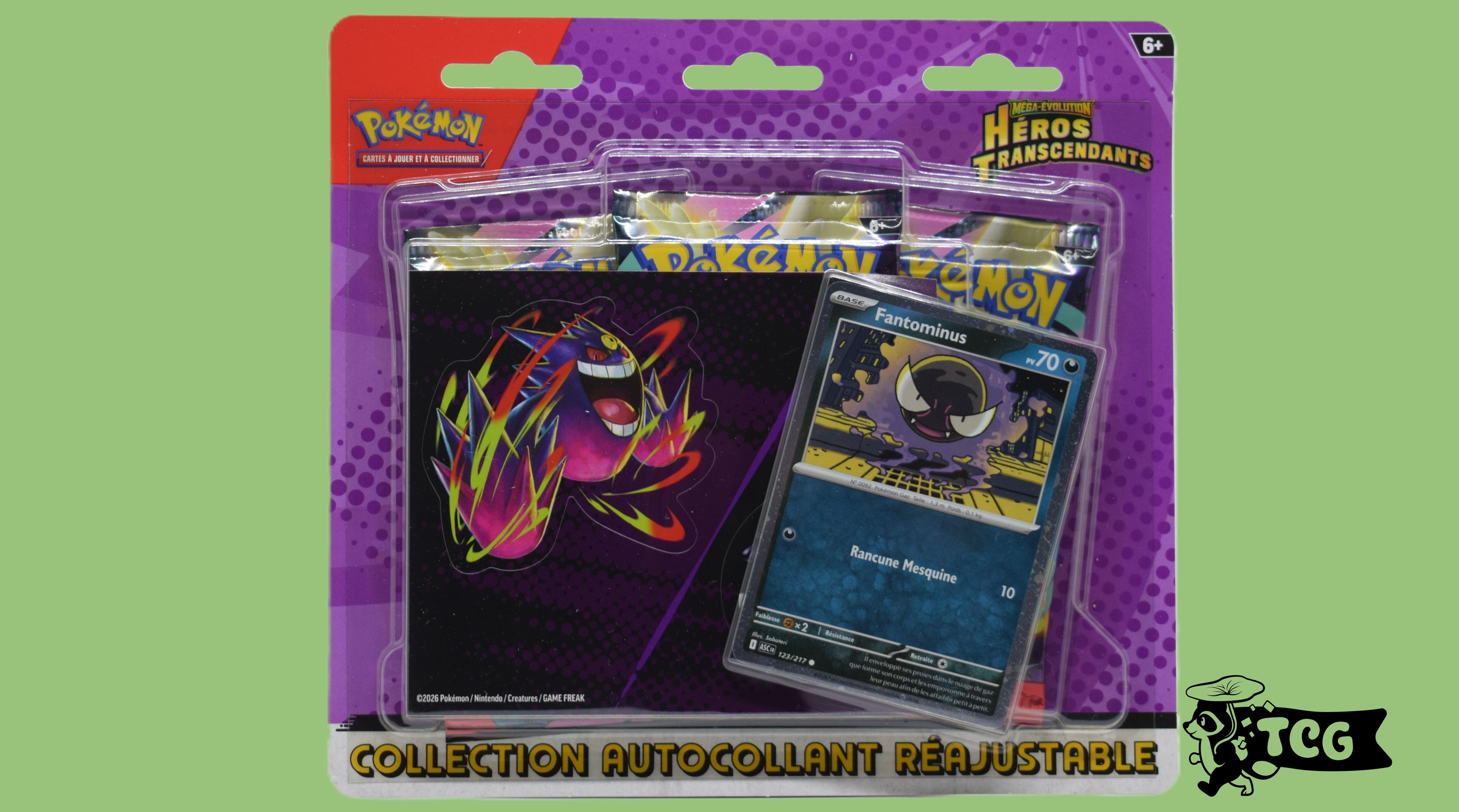 Tripack Héros Transcendants ME2.5 Carte promo Fantominus & Sticker FR