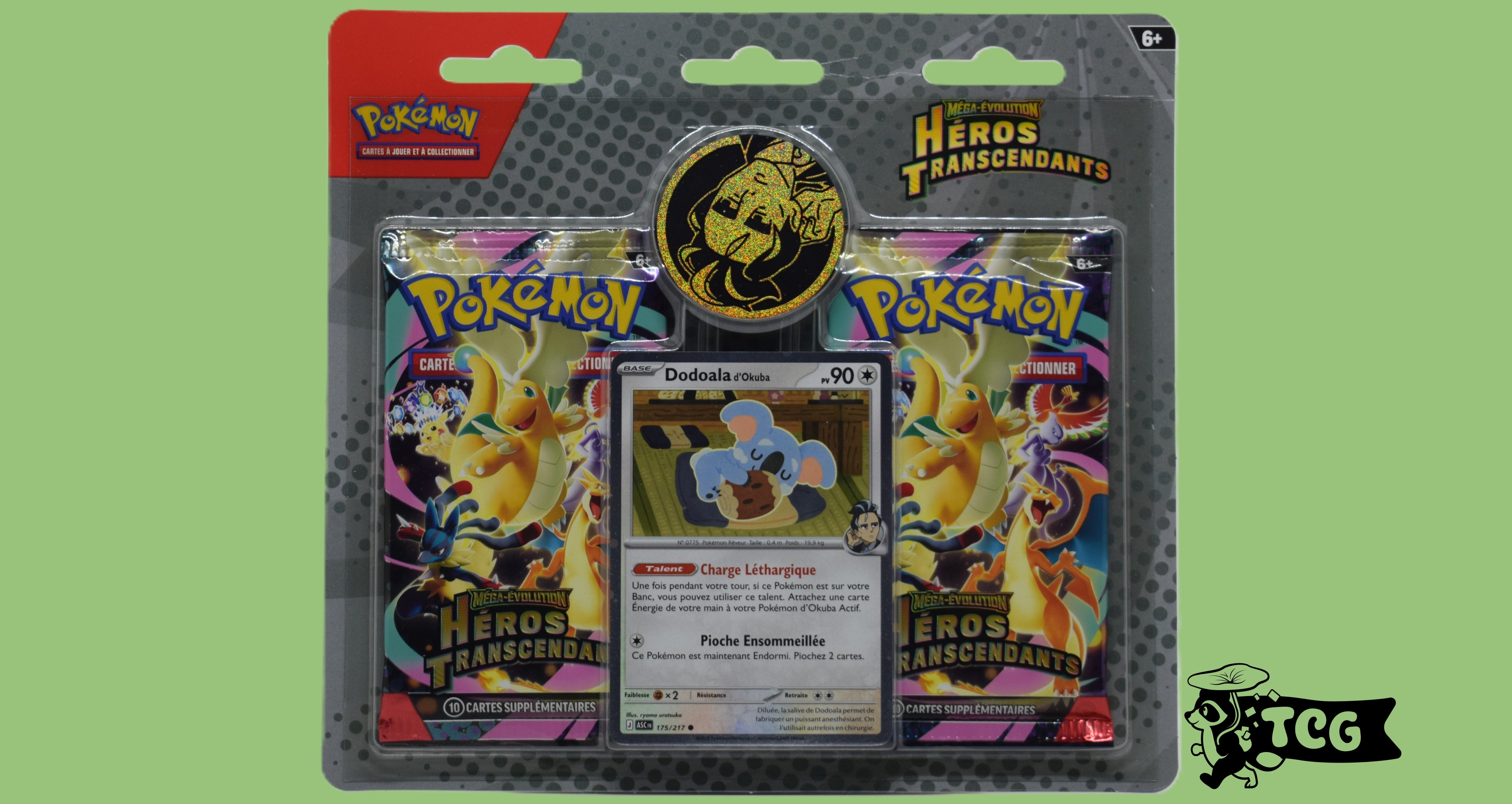 Duopack Héros Transcendants ME2.5 Carte Promo de Dodoala d'Okuba & jeton FR