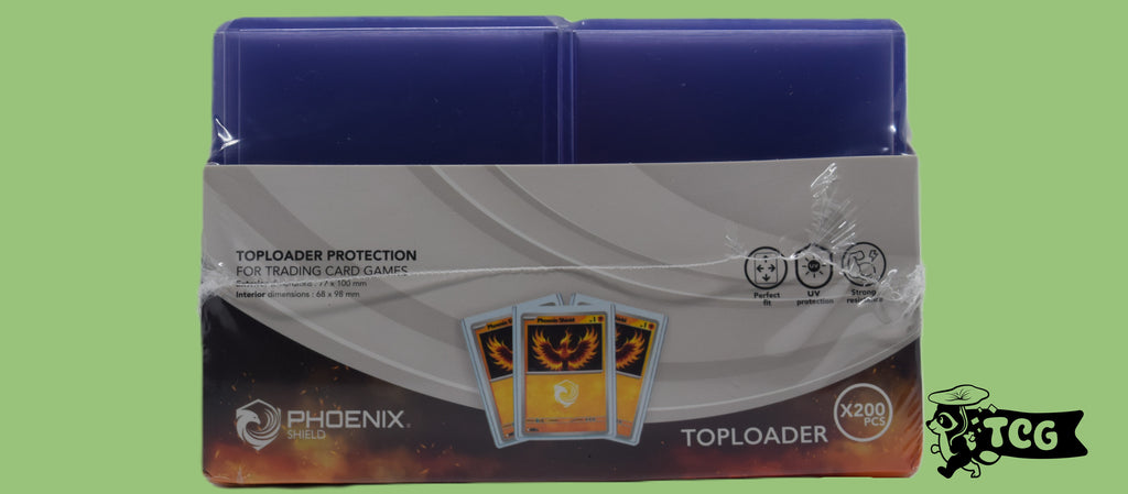 Phoenix Shield - Toploader - 3x4" Clear Regular - 200 Unités