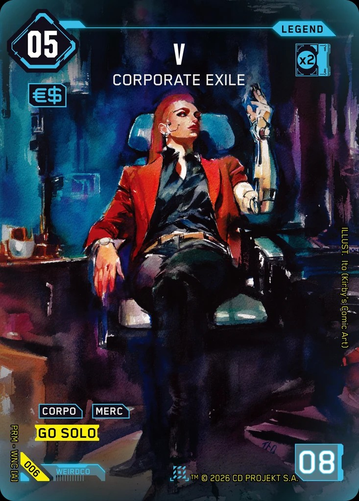 Display Cyberpunk TCG Welcome To Night City  EN